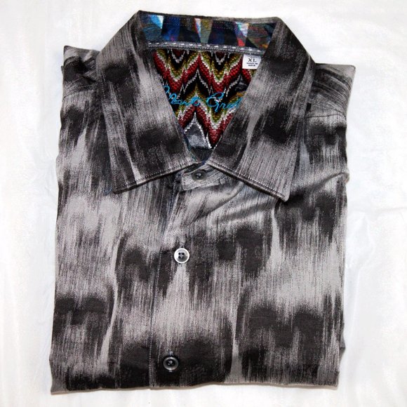 Robert Graham Long Sleeve Button Front Shirt - Picture 10 of 11
